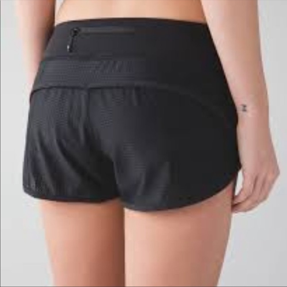 Lululemon Women’s Black Running Shorts